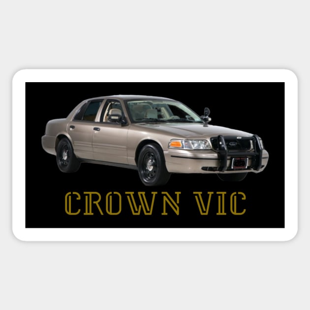 FORD CROWN VICTORIA T-SHIRT Sticker by Cult Classics